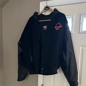 Maudite  Black Varsity Jacket